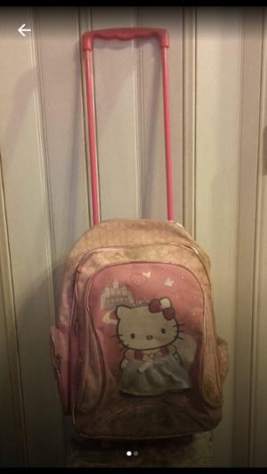 Mochila con carrito de Kitty