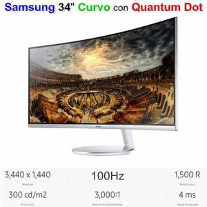 Monitor Gamer Samsung 34 Curvo Ips 100hz 4ms (quantum Dot)