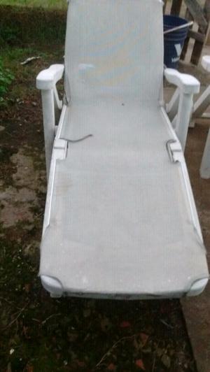 Reposeras desplegable solor gris