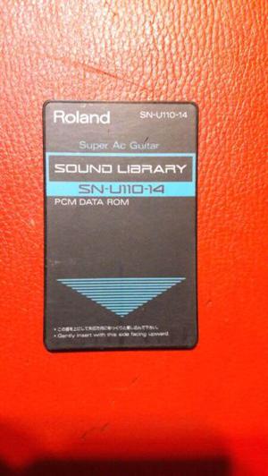 Roland tarjetas rom libreria de sonidos d70 u110