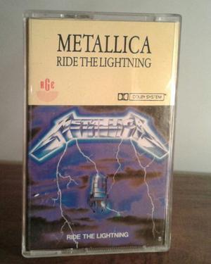 Vendo Cassette de Metallica, Ride The Lightning