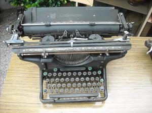 antigua maquina de escribir underwood