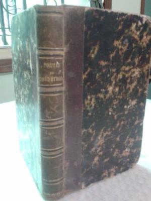 libro antiguo poemas de lord byron