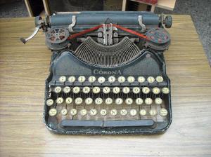 maquina de escribir corona