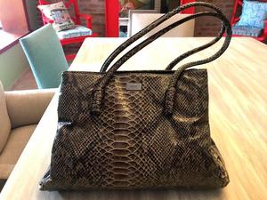 1 Cartera croco PRUNE original