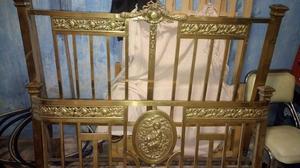 CAMA ANTIGUA BRONCE