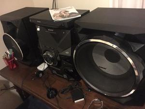 HOME AUDIO SONY MHC-GPX55 CON SUBWOOFER