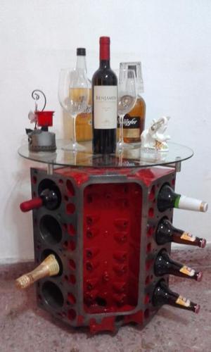 Mesa ratona + vinoteca