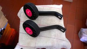 RUEDAS APOYO BICICLETA - IMPECABLES