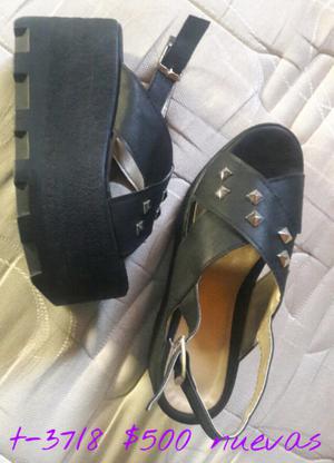 Vendo sandalias plataformas