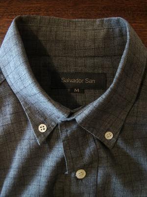 camisa salvador san gris (talle m)