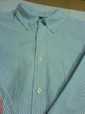 nautica-camisa de hombre- gabardina-talle l-simil cardon la