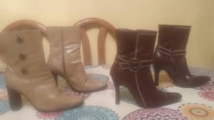 3 pares de botas de mujer talle 39