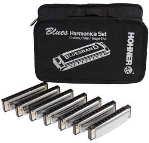 Armonicas Hohner Bluesband Set 7 Armonicas Con Estuche!