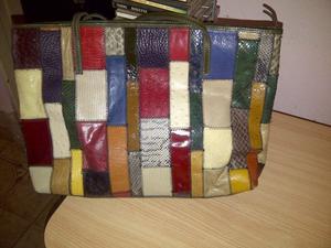 CARTERA CUERO MULTICOLOR OSSIRA