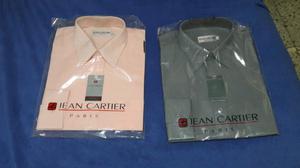 Camisas 2 Jean Cartier lisas talle  nuevas