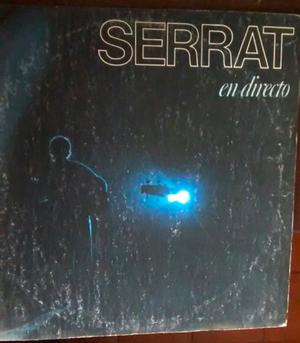 Disco Doble Serrat En Directo decada del 80