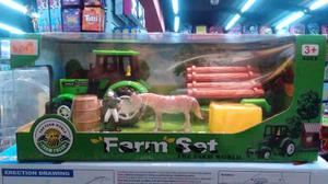 Juego Tractor Y Granja Farm Set