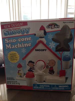 Maquina de helado snoopy