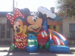 Minnie Mickey 5x3 Con Tobogan Curvo !!