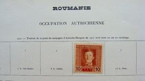 Sellos postales de Rumania ocupación Austro-Húngara