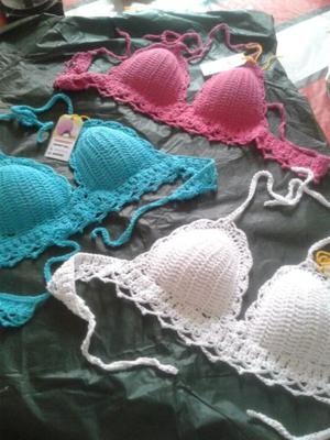 Top tejido a crochet