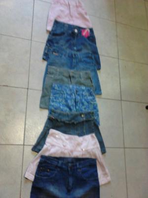 VENDO POLLERITAS CORTITAS DE JEANS Y CORDEROY. $ 120 CADA