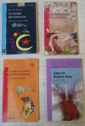 Vendo 4 libros infantiles de Gustavo Roldán