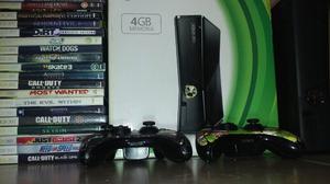 Xbox 360 usada con 2 joystiks 25 juegos memoria externa de