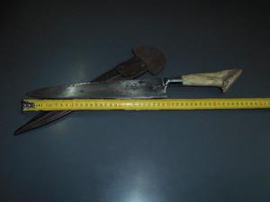cuchillo gaucho con funda hoja 30 cm