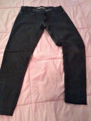 jeans elastizado chupin negro