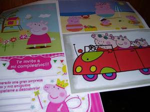 laminas peppa pig 0,48 x 0,73 pesos 80