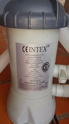 vendo casi nueva filtro bomba para pileta marca intex