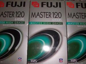 videos vhs fuji master 3x$360