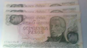 BILLETE 500 PESOS LEY 