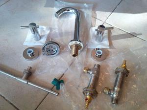 Canilla Lavatorio Lever Cromo Hidromet  Cr