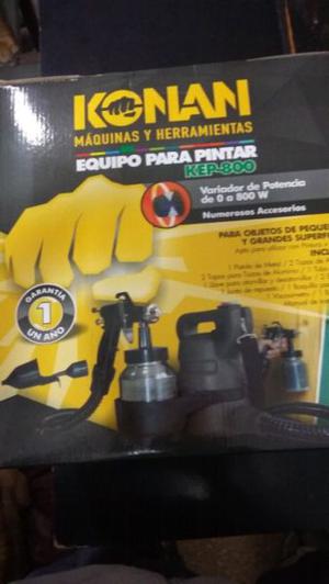 Equipo para pintar, 800 w, con accesorios