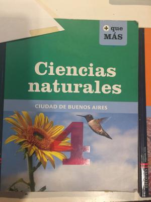 Libro Ciencias Naturales 4 Cdad. de Bs. As.