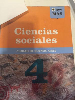 Libro Ciencias Sociales 4 Cdad. de Bs. As.