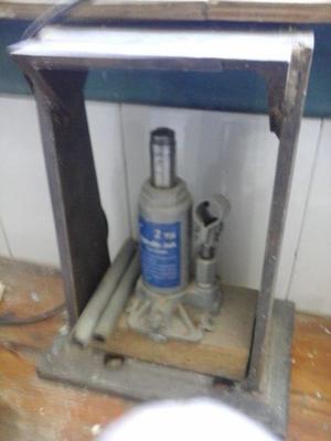PRENSA HIDRAULICA CASERA