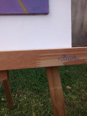 atril de pintor de madera de pino FIME