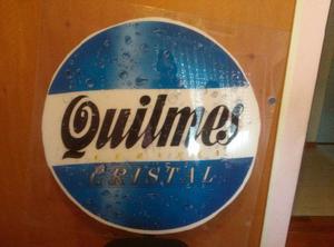 vendo o permuto cartel quilmes, original década del 90.