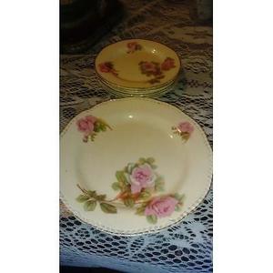 Juego De 6 Platos 18 Cm Y Un Plato De 25 Cm Ridgways England