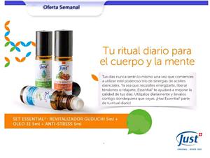 Kit Essential 3 SWISS JUST con super descuento