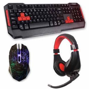 Kit Teclado Mouse Auriculares Gamer Combo Noga Mouse 002