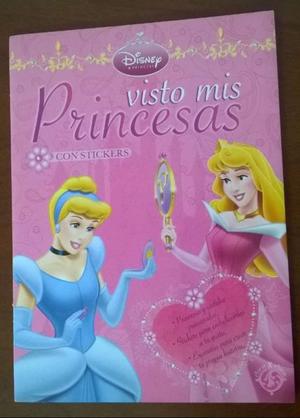 Libro Actividades Visto A Mis Princesas Disney.