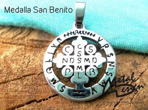 Medalla San Benito Grande -METAL DESIGN-