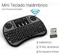 Mini Teclado Inalambrico Touchpad Smart Tv Android Windows