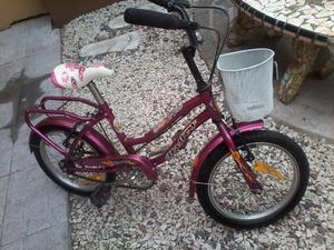 bicicleta de niña rodado 16 nuevita