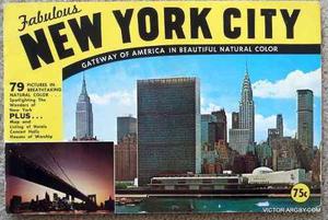 folleto turistico new york torres gemelas lugares de la